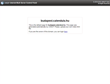 Tablet Screenshot of budapest.calendula.hu