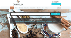 Desktop Screenshot of calendula.hu